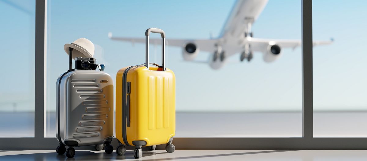 Koffer am Flughafen