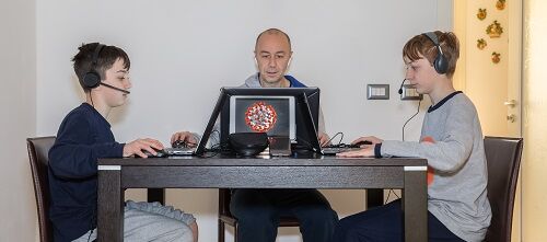 Arbeiten und Lernen von zuhause