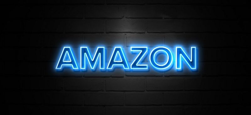 Amazon in Neon Buchstaben