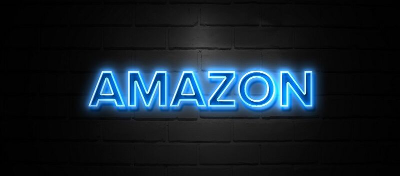 Amazon in Neon Buchstaben