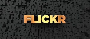 Flickr Schriftzug