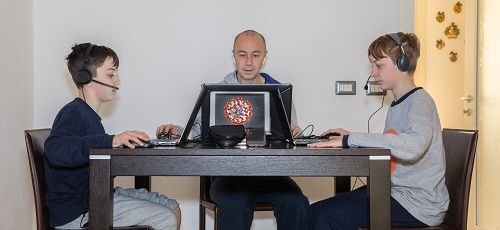 Arbeiten und Lernen von zuhause