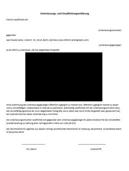 Unterlassungserklärung von DEPICTA LEGAL
