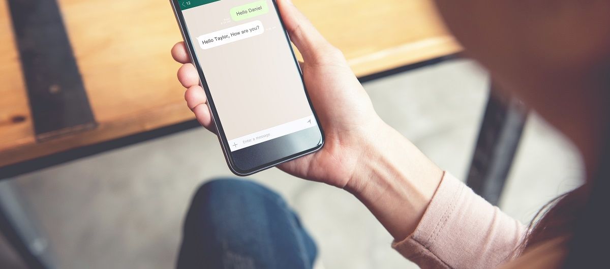 Chatverlauf bei WhatsApp
