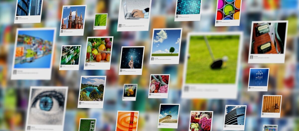 viele Polaroids